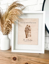 Load image into Gallery viewer, Custom Engraved Portrait Shadow Box