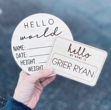 Load image into Gallery viewer, Baby Announcement Set