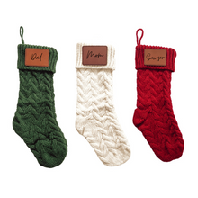 Load image into Gallery viewer, Leather Patch Stocking