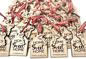 Home Sweet Home Christmas Ornament