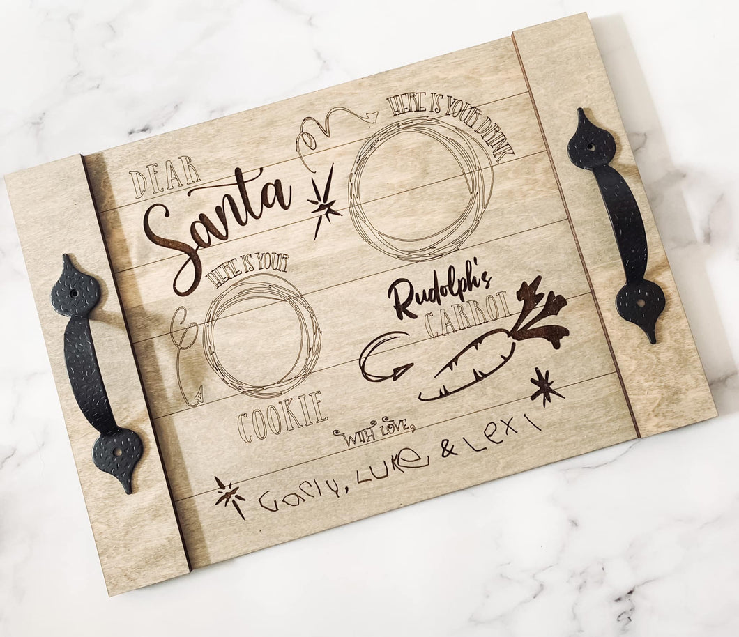 Santa Tray (Personalized)