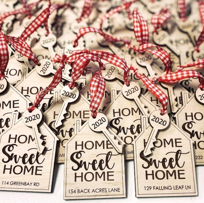 Home Sweet Home Christmas Ornament